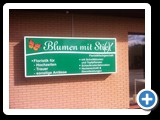 schild blumen